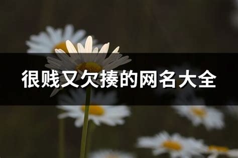 欠揍網名|能把人笑死的网名精选（200个）